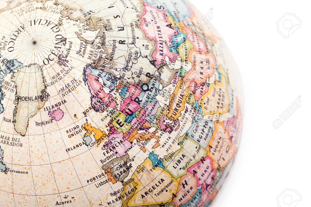 19039871-part-of-a-globe-with-map-of-europe-isolated-on-white-background